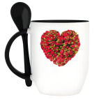 Сердце из роз