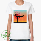 Женская футболка органик