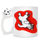 Кружка с футбольным мячиком