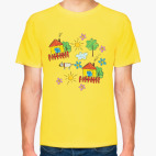 Классическая футболка Домики