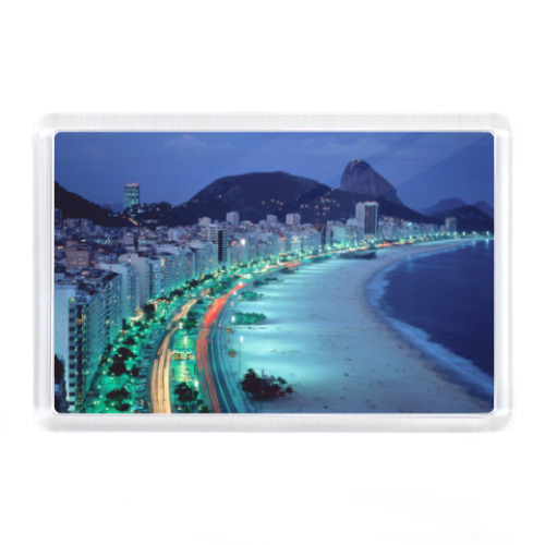 Магнит с принтом Рио-де-Жанейро Бразилия