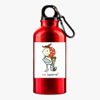 Металлическая бутылка 400 мл UV-DTF