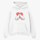 Толстовка худи оверсайз