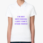 Женская рубашка поло