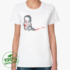 Женская футболка органик