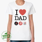 Женская футболка органик