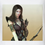 Женская футболка, белая