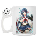 Кружка с футбольным мячиком