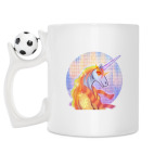 Кружка с футбольным мячиком