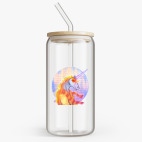 Банка с бамбуковой крышкой