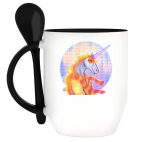 Кружка с ложкой