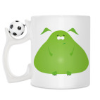 Кружка с футбольным мячиком