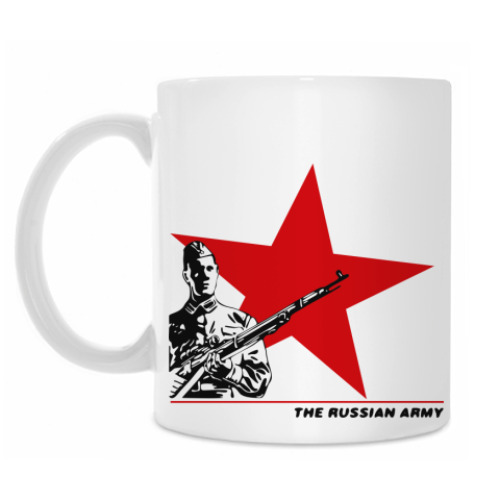 Кружка с принтом русская армия