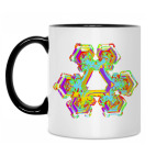 Кружка двухцветная