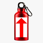 Металлическая бутылка 400 мл UV-DTF