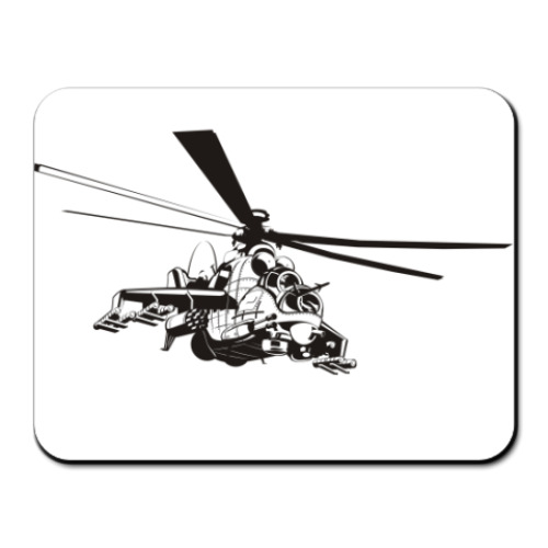 Коврик для мыши с принтом Вертолет