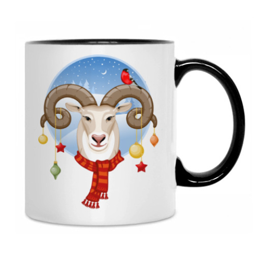 Кружка с принтом Символ 2015 года