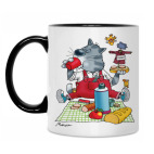 Кружка двухцветная