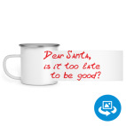 Кружка металлическая белая (круговая запечатка)