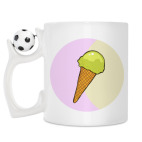 Кружка с футбольным мячиком