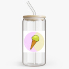 Банка с бамбуковой крышкой