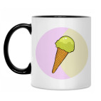 Кружка двухцветная