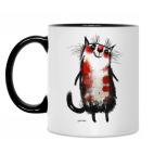 Кружка двухцветная