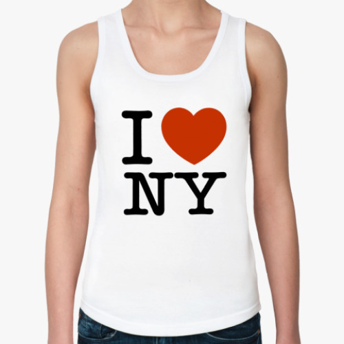 Женская майка с принтом Нью Йорк