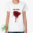 Женская футболка органик