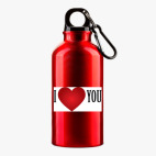 Металлическая бутылка 400 мл UV-DTF