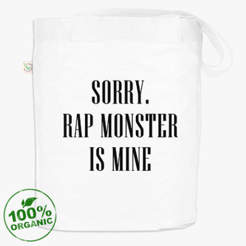 Сумка шоппер Sorry. Rap Monster is mine