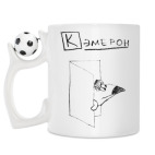 Кружка с футбольным мячиком