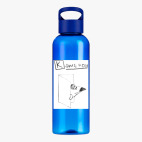 Прозрачная спортивная бутылка