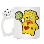 Кружка с футбольным мячиком