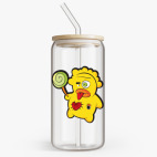 Банка с бамбуковой крышкой