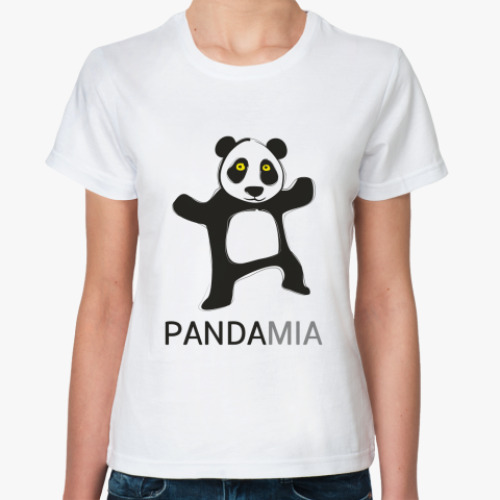 Классическая футболка  'Панда'