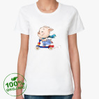 Женская футболка органик