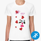 Женская спортивная футболка