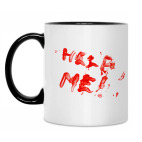 Кружка двухцветная