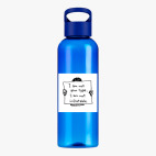 Прозрачная спортивная бутылка