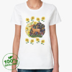 Женская футболка органик