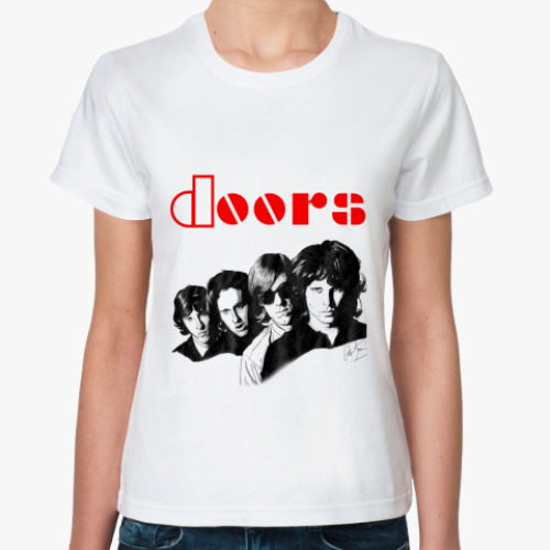 Классическая футболка  футболка THE DOORS
