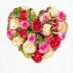 Сердце из роз