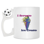 Кружка с футбольным мячиком