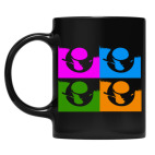 Кружка цветная UV-DTF