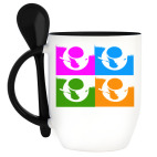 Кружка с ложкой