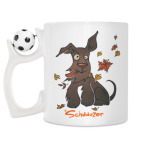 Кружка с футбольным мячиком