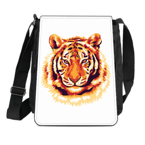 Сумка-планшет с принтом Тигр