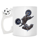 Кружка с футбольным мячиком