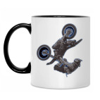 Кружка двухцветная